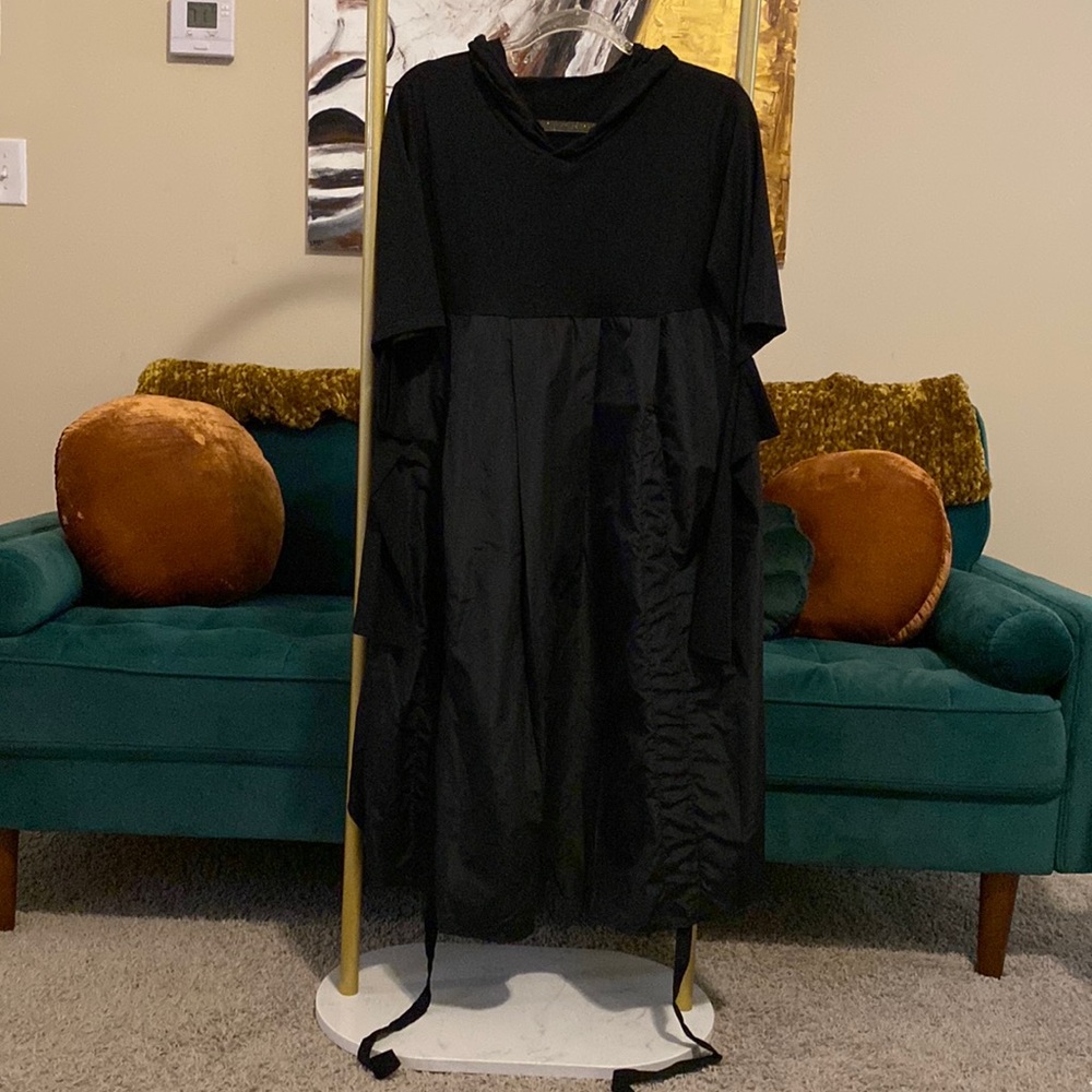 Black Hoodie Dress